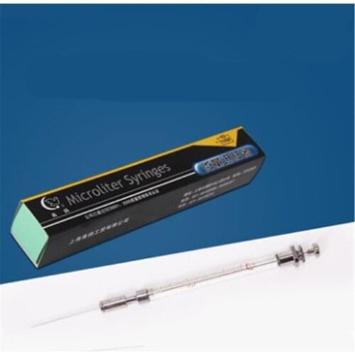 High Quality 100ul Lab Micro Sampler Gas Phase Air Tightness Pointed Tip Microliter Syringes Pipette Laboratory Medical Supplies