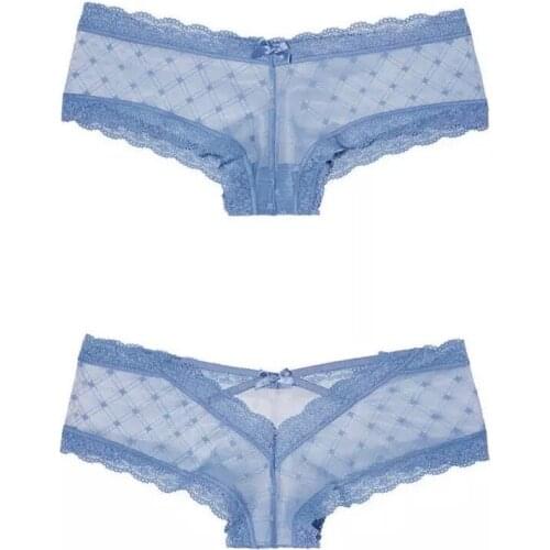 Lace Patchwork Sexy Thongs Panties Lingerie Soild Bowknot Underwear Low Waist Comfortable Underpanties For Women Стринги Женские