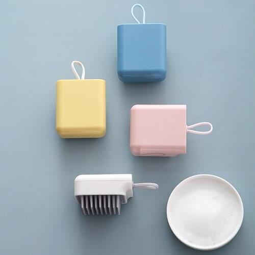 1pcs Silicone Hair Massage Brush Shampoo Hair Washing Comb Bath Hair Clean Brush Head Body Scalp Slimming Silicone Spa Bath Comb