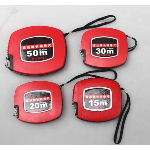 1pcs! High quality steel Measuring Tape Measure Retractable Flexible Ruler 10/15/20/30/50 Meter Measure Tools