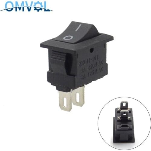10*15mm High Quality Snap-in On/Off Position Snap Boat Rocker Button Switch 2pin 3in
