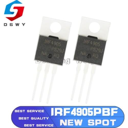10pcs IRF4905PBF TO220 IRF4905 TO-220 IRF4905P Power MOSFET New and Original