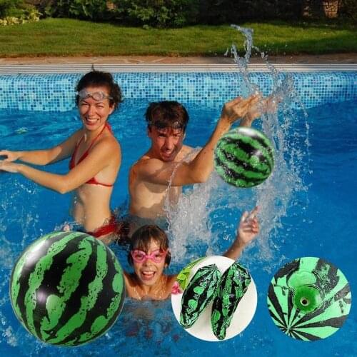 3 Pcs Watermelon Pool Ball Watermelon Toy Ball Inflatable Beach Pool Play Ball Toy Soft Outdoor Toys for Children Kids 16/20CM