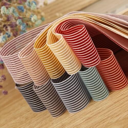 5yards 10mm/25mm/40mm Striped Fishing Line Mesh Ribbon DIY Craft Ribbon Gift Wrapping Hair Bowknot DIY Materials