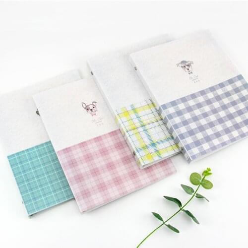 A5 B5 School Supplies Staionery PP Loose Leaf Journal Notebook With Lined Pages Printing