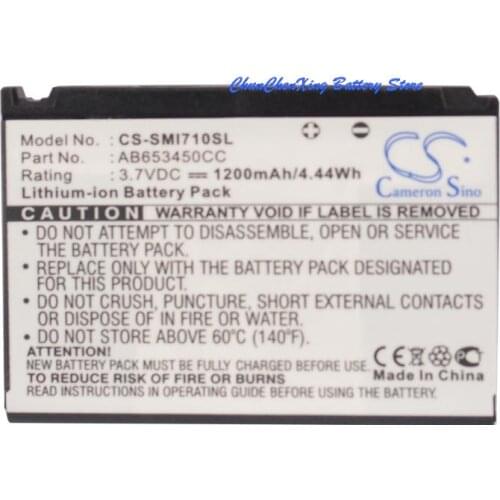 Cameron Sino 1200mAh Battery AB653450CC for Samsung SGH-i710, SGH-i718