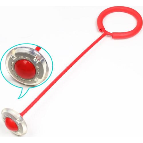 Kids Outdoor Fun Sports Toy Flash Jumping foot force Ball LED Children Jumping ring jumping circle ball Child-parent Games