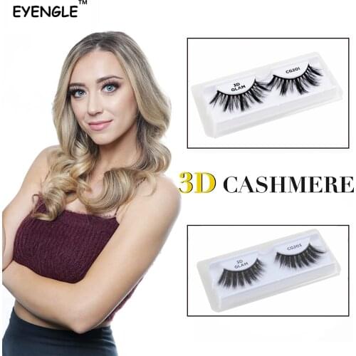 EYENGLE 3D CASHMERE-CG Make-Up Fake Lashes Natural Long Fashion Eyelashes Fluffy Thick Soft Eye Lash Luxury Beauty False Eyelash