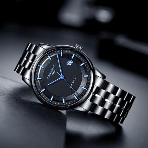 I&W Mens Stainless Steel Watch