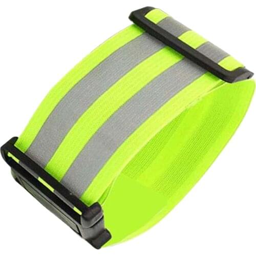 New Night Running Reflective Wristband Arm Belt Bike Armband Safety Sports Reflective Belt Strap Snap Wrap Arm Band