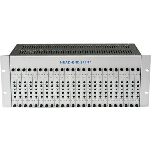 Broadcast grade 24-channel adjacent channel modulator Analog TV system modulator Hotel TV demodulator