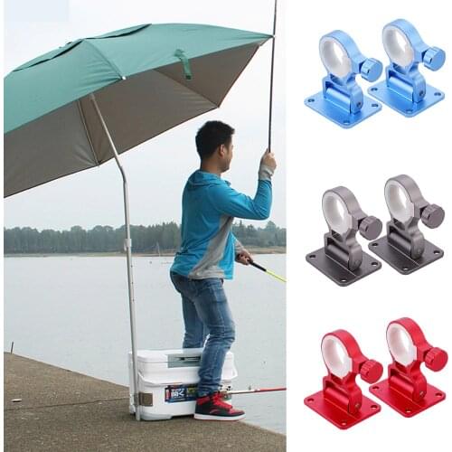 Aluminum-magnesium Alloy Folding Umbrella Holder Stand for Fishing Umbrella Bracket Accessories Wall Mounted Umbrella Holder