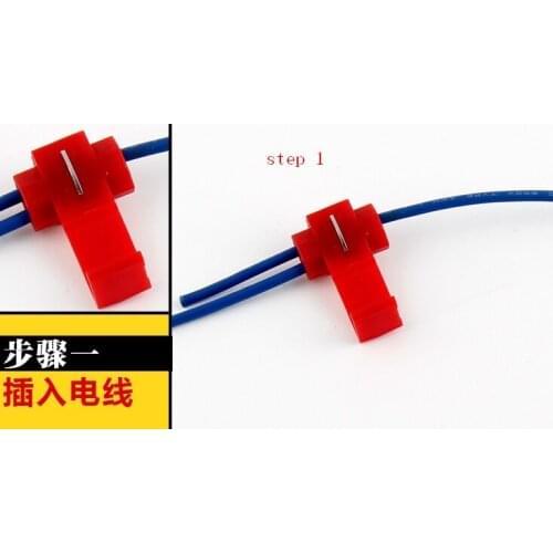 5000pcs MIX Wire terminals wiring connector cable clamp quick connection clip wire stripping free card b