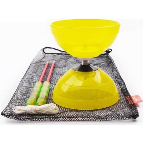 Sport toy Classic Kidss Toy 3-bearing Beginners Diabolo Bowl With Handsticks String Juggling Spinning Chinese Yoyo Game Gift