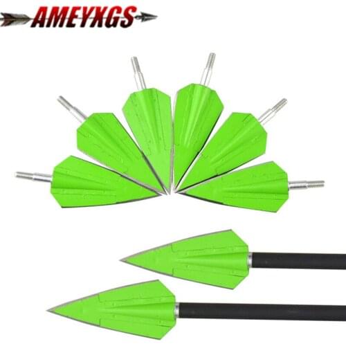 3/6/12pcs Archery Hunting Arrowhead 150gr 2 Fix Blade Point Tips Screw-In Broadheads Bow And Arrow Hunting Shooting Accessories