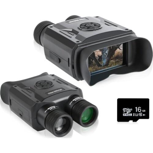 T-EAGLE 3.5 Inch Display Screen IR Digital Night Vision Binoculars Goggles for Complete Darkness Photo Video Shooting Hunting