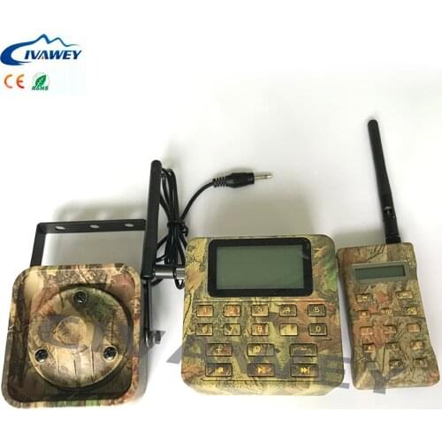 2PCS 100W hunting sound voice amplifier 500M remote controller hunting bird sound voice caller duck goose geese decoy with timer