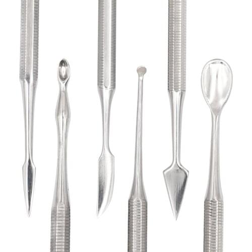 1pc Dental Wax Carving Knife Stainless Steel Technician Wax Carving Kit Wax Knife Double Head Composite Resin Filling Tool