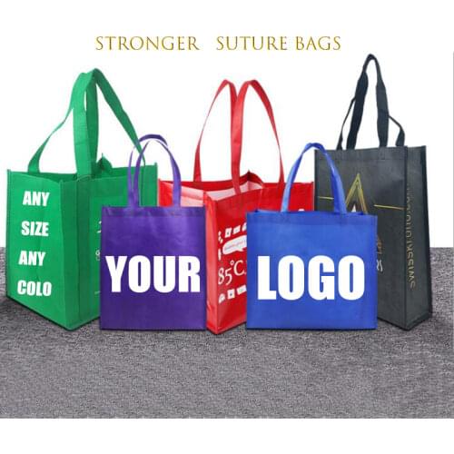 1500pcs Custom logo bags Shopping bags with logo choose any color and make any size print logo