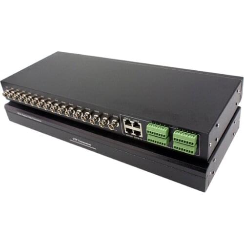 16Ch Passive Utp Video Balun Simultaneously Transmit 16 Channels Of Video Signal Through Cat5 Twisted Pair Cable 16 Transceiver