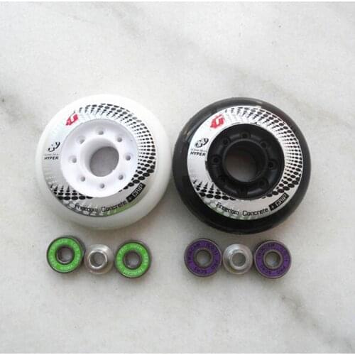 8 Pieces for SEBA Freedom Concrete GRIP Hyper +G Inline Skates 84A Wheel, Skating Patin RB Powerslide, ILQ-9 ILQ-11