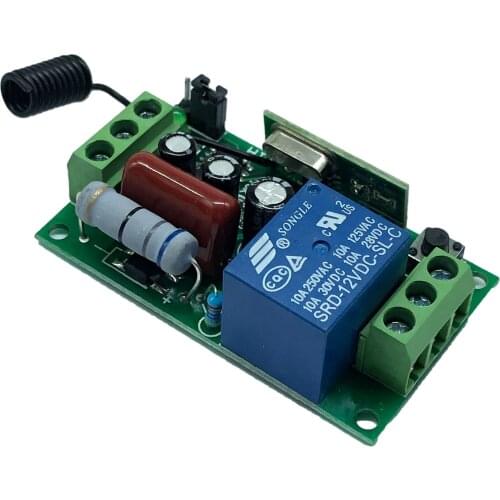 AC 220V 110V 1 CH 1CH RF Wireless Remote Control LED Light Lamp Bulb Switch System Receiver,315 / 433 MHz