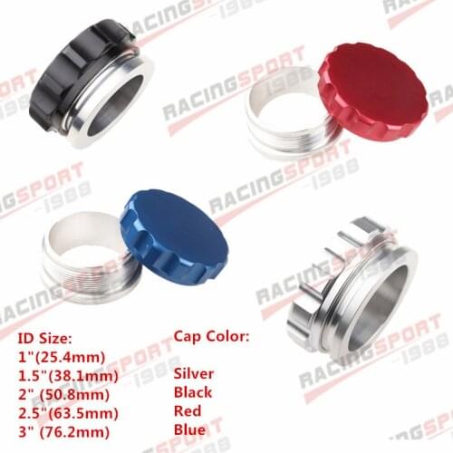 1" 1.5" 2" 2.5" 3" Aluminum Weld On Filler Neck And Cap Oil Fuel Water Tank