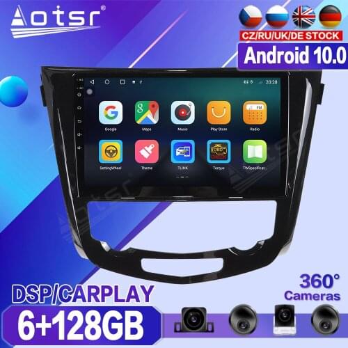 For Nissan X-Trail Qashqai 2013 2014 2015-2017 Car Multimedia Player Recorder Stereo Android Radio Auto Audio GPS Navi Head Unit