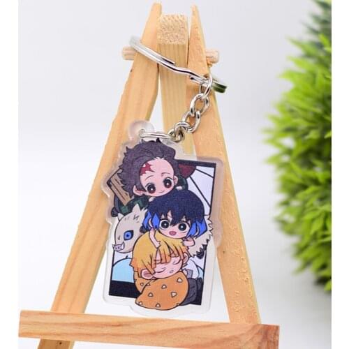 Demon Slayer Keychain Anime Kimetsu no Yaiba Keyring WL0431