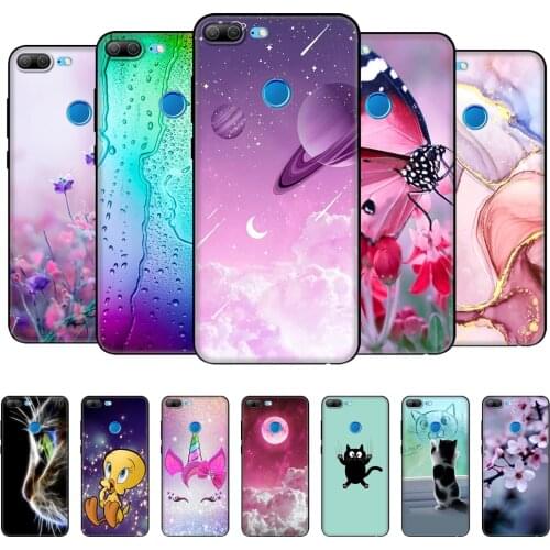 For honor 9 lite case soft tpu silicon back phone cover for Huawei honor 9 lite case protective coque black tpu case