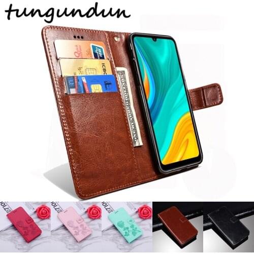 Phone Case For Huawei Enjoy 10e 10s Flip PU Leather Case For Enjoy 10 Plus Wallet Capa Coque Bag Cover Back Protective Shell