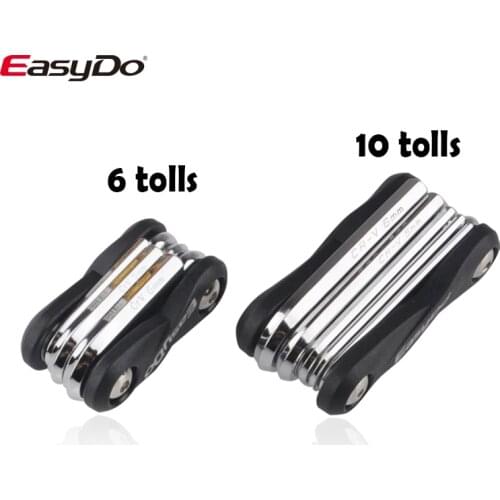 EasyDo Portable MTB Mountain cycle multipurpose wrench Touring pocket multi tool Screwdriver Motorcycle bicycle bike allen fix
