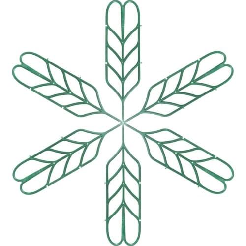 Hot Sale Garden Trellis For Climbing Plants, Leaf Shape Potted Plant Support Vines Vegetables Vining Flowers Patio Climbing Tr