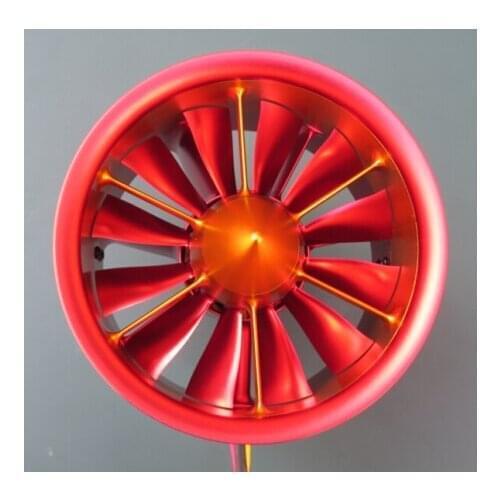 JP Electronic Ducting Motor With 150A RC Airplane Vortex Air Spray 12 Blade 105mm 6s 12S FED Aircraft Cowling Fan Metal Holder