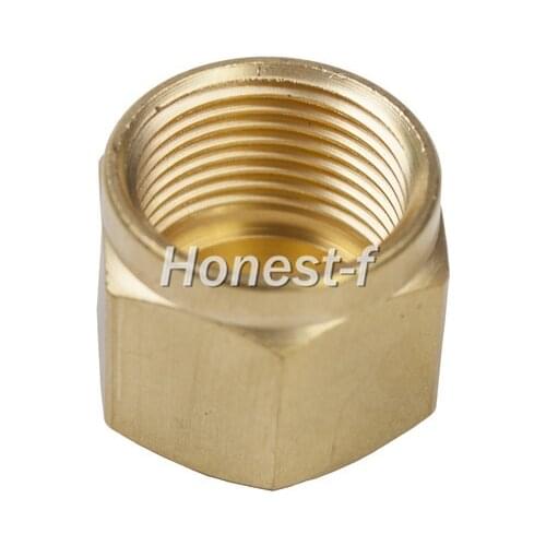 LTWFITTING DOT Air Brake Brass Nuts for 1/2" OD Tubing Fitting