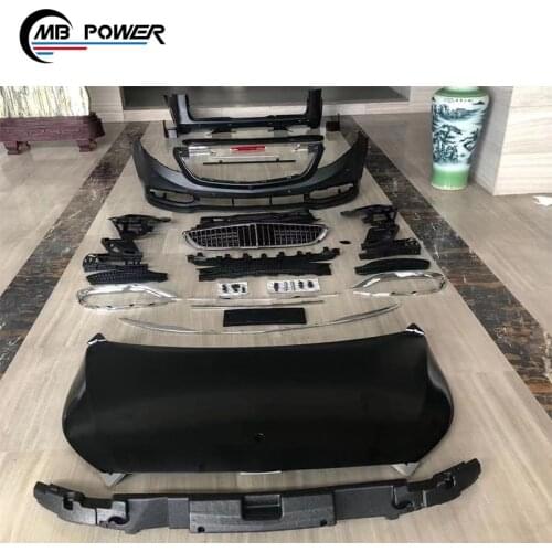 NEW !V class w447 V250 V260 M style body kit for W447 V250 V260 with front bumper grille rear bumper diffusers hood bonnets