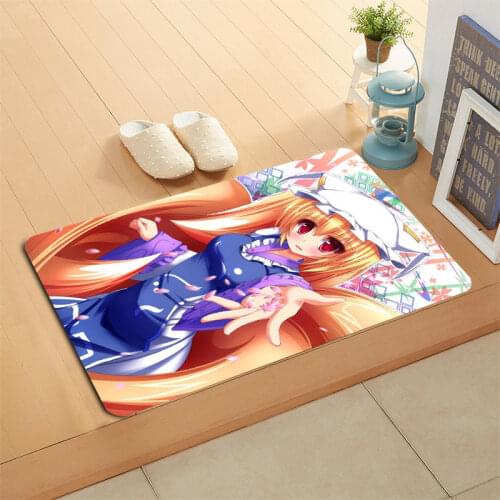 New Arrival Maribel Hearn Anime Doormat Home Mat Machine Made Anti Slip Carpet Living Room/Hallway Bath Mat Christmas Gift 01-11