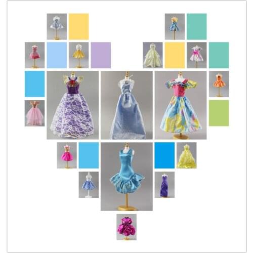 30cm for barbie Doll clothes Dress Fashion Casual doll suit for licca For Barbie Doll Accessories Baby Toys Best Girl' Gift