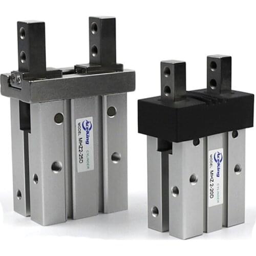 Pneumatic Finger Mask Machine Cylinder MHZ2-10/16/20/25/32/40D/S HFZ16Double Acting Parallel Clamp Manipulator
