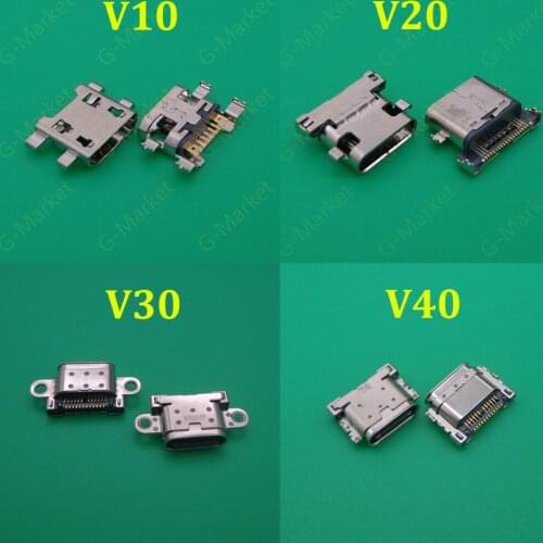 2pcs Micro USB Charging Port Jack Socket Connector Type C Dock Plug For LG V10 H815 V20 H910 H915 H918 H990 VS995 V30 H930 H933