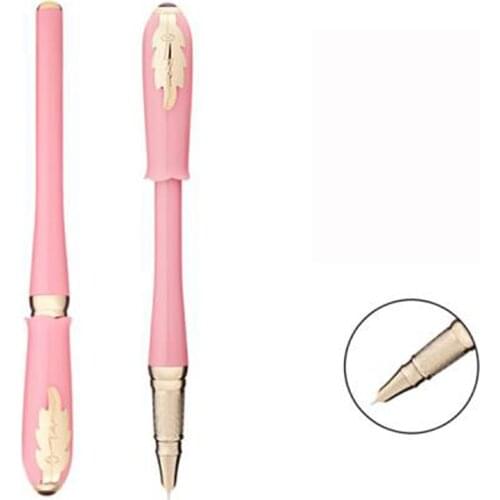 Picasso 986 Fashion Greek Irene Pimio Fountain Pen Female Gift Bud Pink Cap Leaf Clip Iridium 0.38 Financial Homework Pen