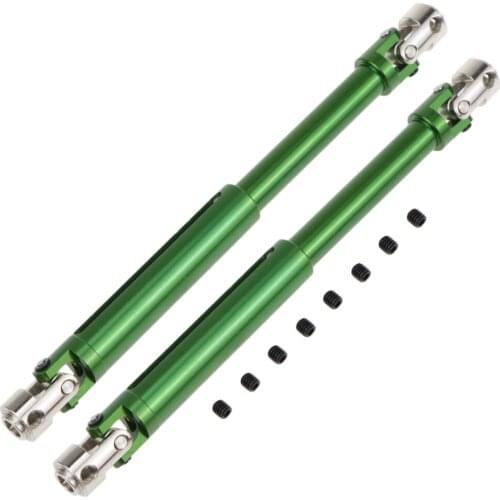 2pcs Universal Drive Shaft for SCX10 4WD RC 1/10 Off-Road Car Hsp 94180 Rock Crawler