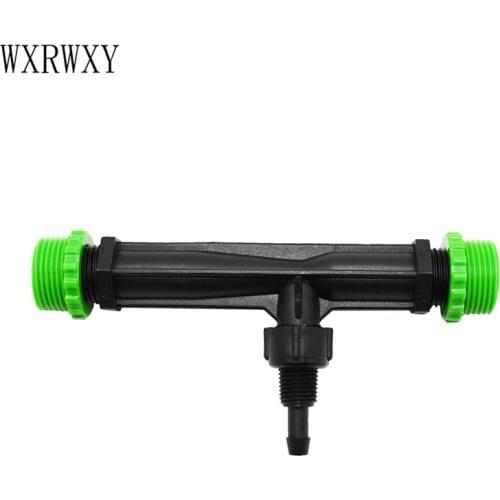 Wxrwxy venturi fertilizer injector 3/4 male 1/2 venturi fertilization system agriculture automatic fertilizer emitter 1 pcs