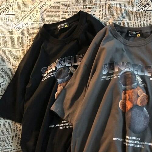 Women T Shirt 100% cotton couple y2k oversized t-shirt tops loose punk short sleeve t-shirts harajuku summer plus size clothes