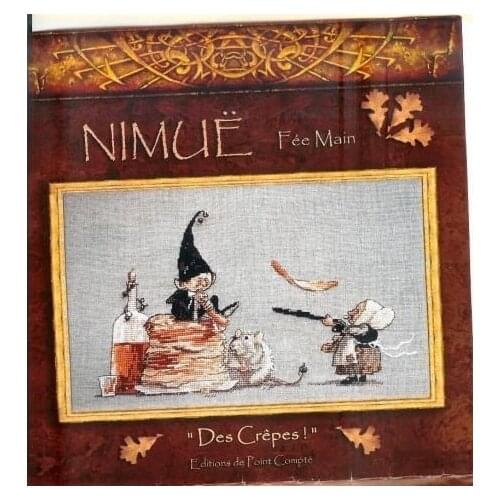 100% egypt cotton Lovely Counted Cross Stitch Kit Des Crepes Nimue Nium The Crepes Pancake Pancakes