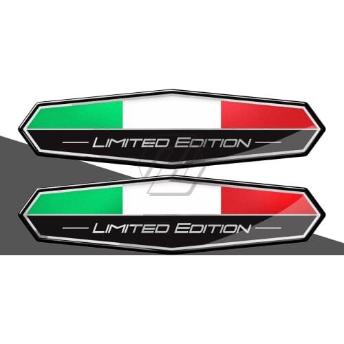 3D Motorbike Italy Flag Sticker Limited Edition Sticker Case for ducati aprilia piaggio vespa