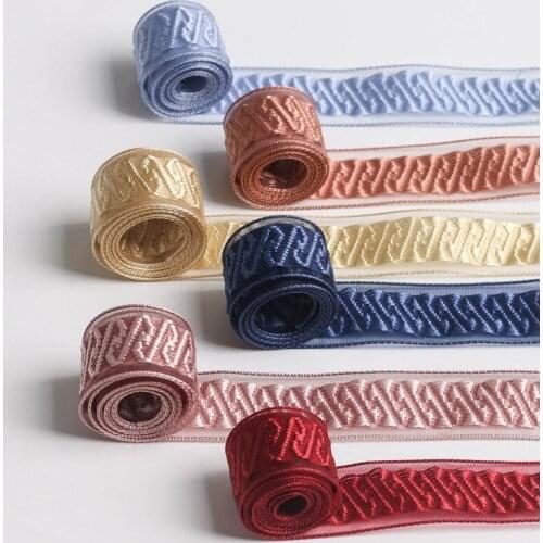 5 yards/lot Embroidery Organza Stain Ribbon for DIY Crafts Wedding Party Decor Gift Bouquet Packaging Hairwear Bow Material