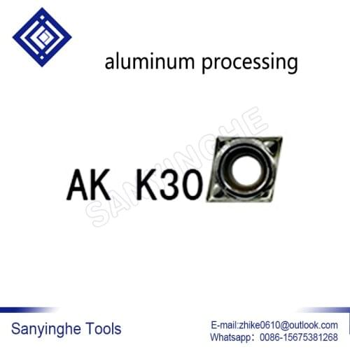 CCMT09T308-AK K30 10pcs/lots free shipping high quality cnc carbide turning inserts for aluminum