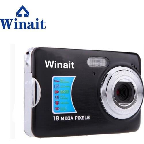 Winait 2017 hot sale DC-500FE digital camera with Rechargeable lithium battery,18.0 mega pixels,5.0MP CMOS sensor