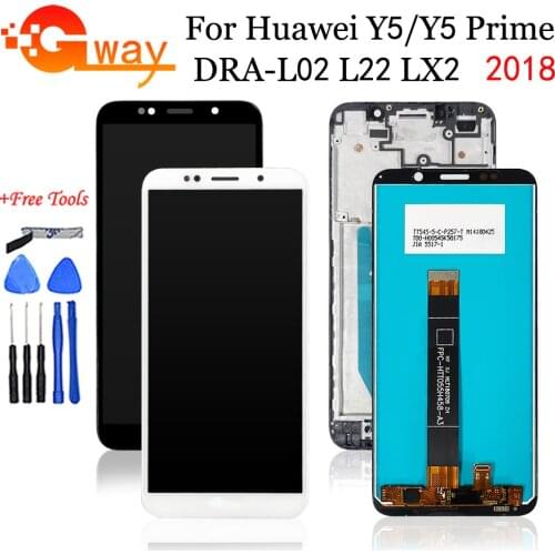 New 5.45" For Huawei Y5 2018 / Y5 prime 2018 LCD Display+Touch Screen Digitizer Assembly For Huawei Y5 Pro 2018 LCD With Frame